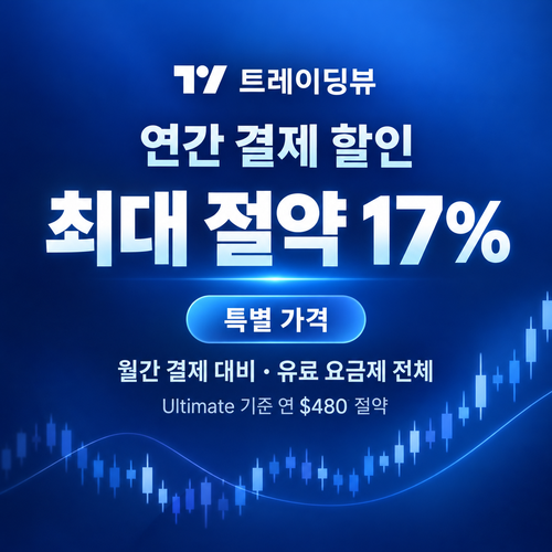 트레이딩뷰 연간 결제 할인 할인코드